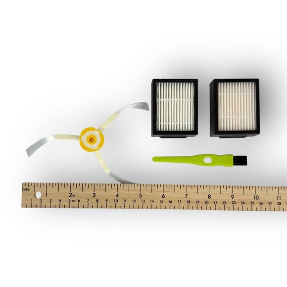 iRobot Roomba Genuine Filters (2) + 3-Arm Side Brush + Tool for i/e Series Kit - Picture 3 of 3